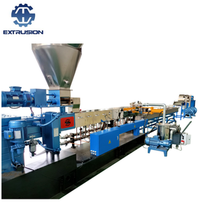 Nhựa <span class=keywords><strong>masterbatch</strong></span> PP PE PVC Pet Polymer pelletizing dòng đôi vít đùn - Product Image 5