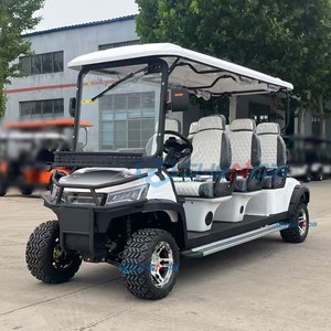 Precios de Carritos de Golf Eléctricos, Carrito de Golf Club Car con Parabrisas, Carrito de Golf Club Car de 6 Plazas, Blanco, <span class=keywords><strong>vw</strong></span> Golf, Soporte para 6 Autos, Colores Personalizados - Product Image 2