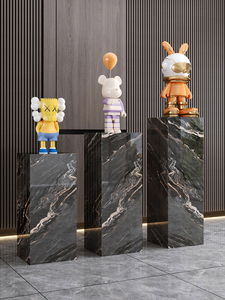 Sculpture de colonne décorative en dalle de marbre pour exposition, hôtel, <span class=keywords><strong>club</strong></span> - Product Image 5