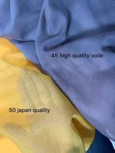 25 لون 60gsm حجم مخصص وعلامة شيفون فوال قطن ياباني فوال إسلامي أوشحة شال حجاب - Product Image 5