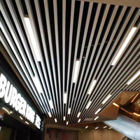 Manybest, techo de aluminio de madera y pared, garaje Interior, Panel de techo elástico de Metal, precio de fábrica, aleación de aluminio Industrial