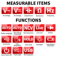 Voltage Tester Digital Voltage Tester Break Point Checking Electrical Tester Pen CZD E6