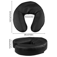 Coussin universel en forme de croissant pour position face vers le bas 4069, pour fauteuil de massage, facile à installer