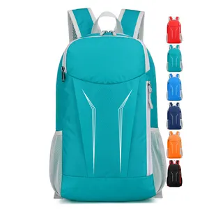 Günstige benutzer definierte ultraleichte faltbare Casual Daypack wasserdichte Wandern Faltbare Sport Gym Reise rucksack Taschen