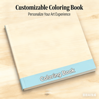 Cuaderno con Logotipo Personalizado, Libro para Colorear, Cuaderno de Dibujo al por Mayor, Libro de Actividades Artísticas para Niños, Papel Grueso para Uso Educativo
