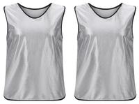 Gilets d'entraînement de football sans cordon en gros, maillots d'entraînement soyeux légers et respirants pour enfants et adultes, sports d'équipe, personnalisables