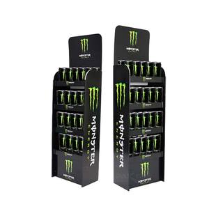 Kustom ritel untuk papan peraga Pop rak penampil kertas POS Promosi daur ulang untuk makanan ringan minuman minuman minuman keras rak - Product Image 2