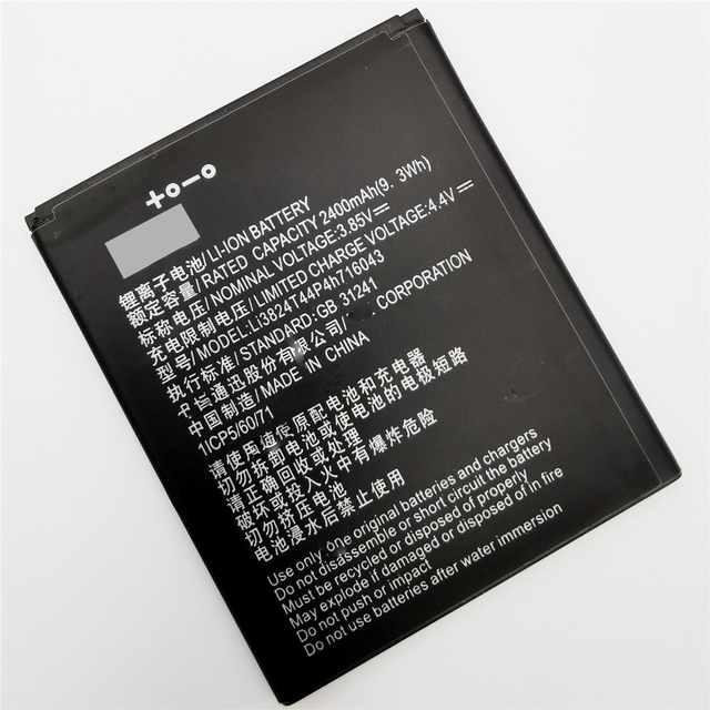 High Quality 2400mAh Li-ion BATTERY Li3824T44P4h716043 for ZTE Blade A520 A521 BA520 Smart Digital Mobile Phone Battery