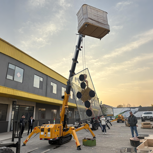 Grúa Tonlita con Certificación CE, EPA y EURO 5, de 1.2, 1.5, 2, 3, 4, 5, 8, 10, 12, 14 y 16 Toneladas, Grúa Araña Telescópica sobre Orugas con Control Remoto Hidráulico - Product Image 2