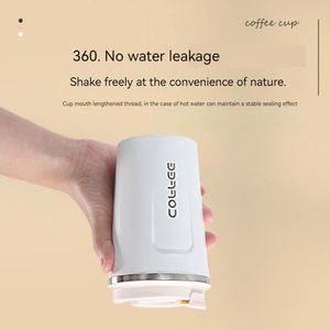 Stainless Steel Tumbler Vacuum Insulated Travel <b>Mug</b> With Lid Minimalist Design For Coffee Hot Cold Drinks - Product Image 6