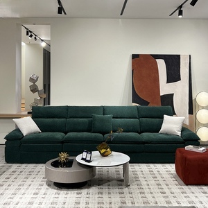 Luxury Oversized Sectional <b>Set</b> Modern L-Shaped Modular Cloud Design Extra Deep Seats Apartment Living Room High-End - Product Image 3
