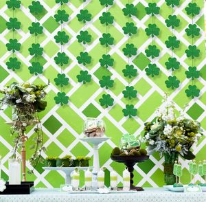 Decorazioni per il <span class=keywords><strong>Giorno</strong></span> <span class=keywords><strong>di</strong></span> San Patrizio - Ghirlanda Sospesa 'Lucky One' per Compleanno, Ornamenti per Feste Irlandesi Senza Materiale - Product Image 4