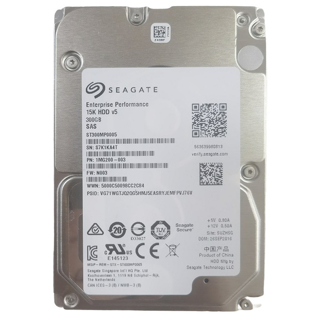 Compatible with Seagate ST300MP0005 300G SAS 2.5 15K 12GB Hard Drive