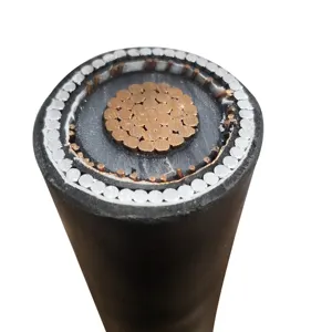 Cable de alimentación de aislamiento Xlpe de conductor de cobre estañado de voltaje medio HUADONG YJV32 8,7/15kV