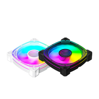 Offre Spéciale 80mm 90mm 120mm boîtier Pc ventilateur silencieux flux axial Micro rvb ventilateurs pour PC ventilateur de refroidissement OEM & ODM pris en charge noir et blanc