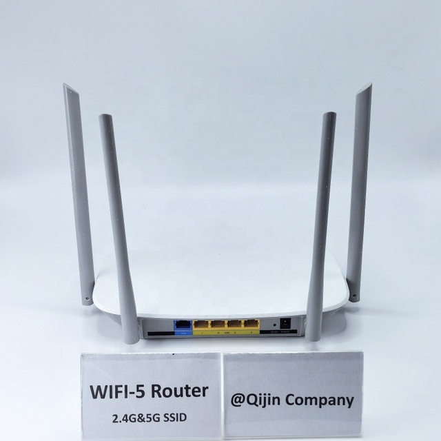 Used WDR5620 WiFi Router AC1200 High-gain Dual Band 2.4G 5G 1200Mbps 4 External Antennas Wireless Home Wi-fi Router