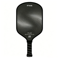 Raquette de pickleball haute performance en fibre de carbone, noyau en nid d'abeille PP, raquette de pickleball de tournoi