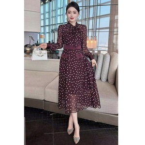 Red Dress Black Polka Dots - Stylish & Elegant Fashion