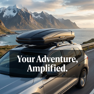 Boîte de toit de voiture de conception sportive universelle, profilée, aérodynamique, robuste, porte-bagages pour SUV, 300L-700L - Product Image 3