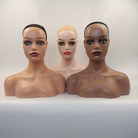 Tête de Mannequin Réaliste pour Présentation et Formation de Perruques, Mannequin Femme