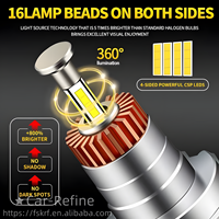 Canbus R7S 360 Degrés 4 Côtés Lampe Auto 70W Phares LED Haute Luminosité 9005 9006 9012 H7 H11 H4 Décodage Modèles de Voitures Européens