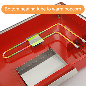 Máy làm bỏng ngô tự động nhiều màu sắc, tình trạng mới, dùng cho tiệm bánh và nhà hàng, phục vụ các sản phẩm làm từ ngô và lúa mì - Product Image 5