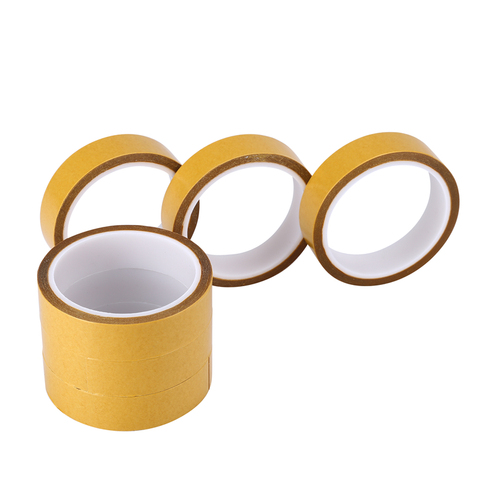 High Adhesive 1 Inch X 40 Yards Double-Sided Waterproof Easy-Tear Hot Melt Rubber Tape for Arts Crafts Office School Stationery