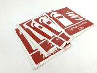 PLC Prohibition Sign 40789 V-0.0-GP. GK. 18-A-C NL ** 14 Pieces ** Warranty Product