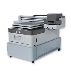 Wit Kleur Merk 6090 Uv Printer Ricoh G5i I3200-u1 Multifunctionele A1 Uv Flatbed Printer