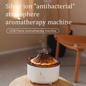 1-Year Rechargeable Flame Jellyfish Spray Water <b>Humidifier</b> <b>Volcano</b> Blue Diffuser Commercial Aromatherapy Household Fragrance - Product Image 5