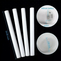 Bâtons lumineux pour mariage, anniversaire, bâton en mousse LED coloré à 3 lumières clignotantes, fournitures de fête LED avec logo personnalisé