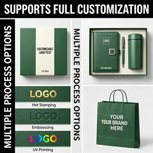 <span class=keywords><strong>Set</strong></span> Regalo Aziendale di Lusso Personalizzabile: Taccuino A5 in Pelle PU con Penna, Thermos e Logo Personalizzato - Product Image 2