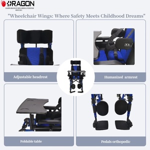 Silla de Ruedas Reclinable de Alta Calidad para Niños y Adultos con Parálisis Cerebral para Niños Discapacitados - Product Image 3