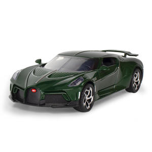 1:24 Bugatti La <span class=keywords><strong>Voiture</strong></span> Noire Alliage <span class=keywords><strong>Voiture</strong></span> <span class=keywords><strong>Sonic</strong></span> Lumière Pullback Métal Sport <span class=keywords><strong>Voiture</strong></span> Modèle Collection Décoration - Product Image 1