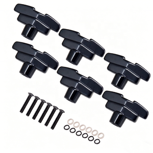 Clavijas de Afinación de <span class=keywords><strong>Guitarra</strong></span> de Metal Dorado, Perillas en Forma de T con <span class=keywords><strong>Kit</strong></span> de Tornillos <span class=keywords><strong>para</strong></span> Guitarras Acústicas, Eléctricas y Folk - Product Image 4