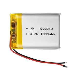 충전식 액체 배터리 3.7V 1000mAh 80*30*40mm 모델 803040 HM 브랜드 300 사이클 소비자 전자 제품 및 장난감 - Product Image 3