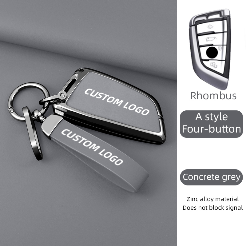 Grey with Hand Strap Type A 4 buttons Diamond key