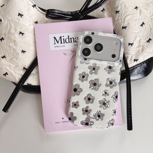 เคสโทรศัพท์มือถือลายดอกไม้กลิตเตอร์เลเซอร์ IMD แบบคู่รุ่นใหม่ล่าสุดสำหรับ iPhone 18 17 16 15 14 pro max ป้องกันการกระแทก  OEM cus - Product Image 4