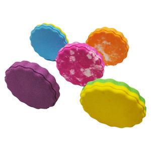 Bombas de baño hidrolizadas, bombas de espuma orgánicas para aromaterapia, espuma vegana para baño, bombas de baño coloridas con sal de Epsom. - Product Image 3