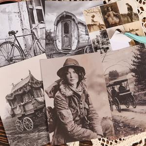 JAI IMAN 32 papiers et 36 autocollants Vintage Photos de voyageurs DIY Scrapbook Paper Kit <span class=keywords><strong>Ephemera</strong></span> Keepsake Cards - Product Image 3