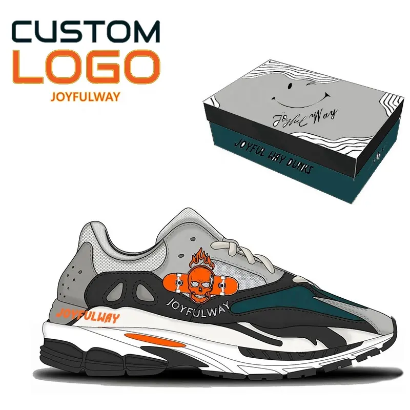 Mannen Trendy Zomer Casual Cool Custom Sport Sneakers Schoenen Basketbal Hardloopschoenen Custom Modieuze Grote Maten