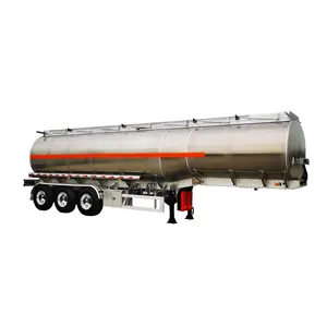 Yang's High Quality 3 Axle 40 CBM Aluminum Alloy Fuel Tank Semi Trailer Factory Price