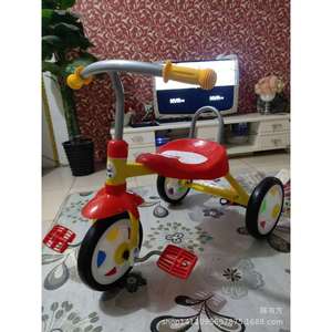 Children's Pedal Tricycle SB-001 Color Mix Iron Frame Foaming Wheels 1-3 Years Old Kids Tricycle - Product Image 2
