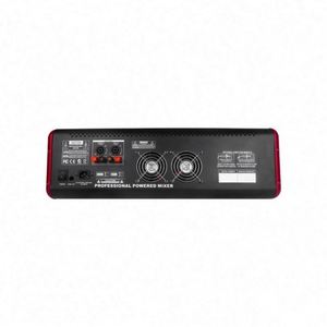 AOSHEN - Amplificador de Potencia Profesional de 2x350 W, 8/12 Canales, 16 DSP, Mezclador USB, Micrófono Inalámbrico Dual, Material Metálico - Product Image 4