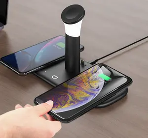 Wireless Charger desktop 5 In 1 Stand Fast wireless Charging Cell Phone Holder Multi-function Wireless Charger