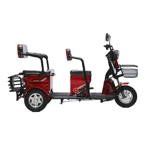 1000W 60V 3-wiel Goedkope Elektrische Driewieler Cargo 3 Seat E Scooter Leveranciers