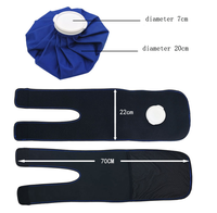 Sac de glace pour les soins de santé de taille personnalisée genouillère avec compresse blessure enveloppe du genou pour fournitures médicales