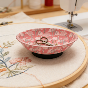 Plateau magnétique rond imprimé pour aiguilles, plateau magnétique en métal avec aimants latéraux, motif personnalisé, faible MOQ, ODM & OEM - Product Image 6