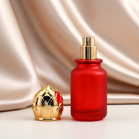 Botol Kaca Transparan 50ML Stok Tersedia Botol Kosong Grosir Botol Parfum Isi Ulang Kaca Mewah Pompa Semprot
