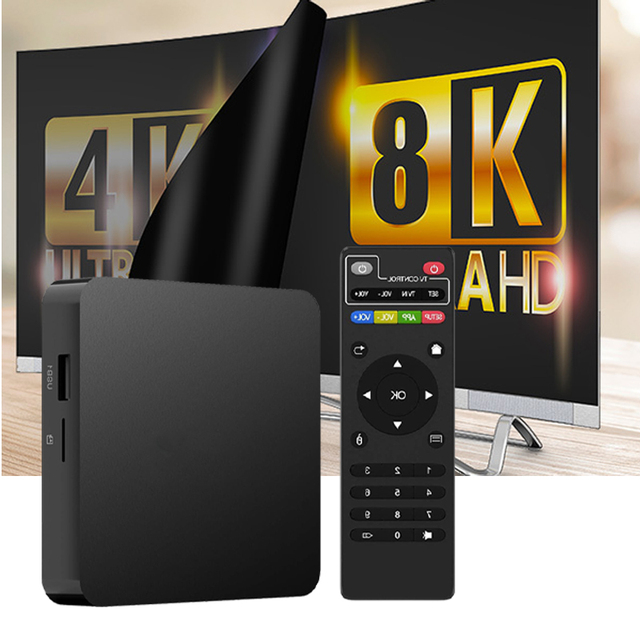 H Premium 8K Android 11 TV Box Quad Core High Quality Set-top Box with WiFi 6 Smart Media Player